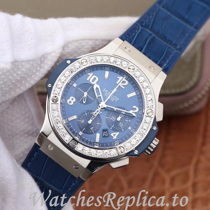 Hublot Replica Big Bang Leather strap 44MM - WatchesReplica.is