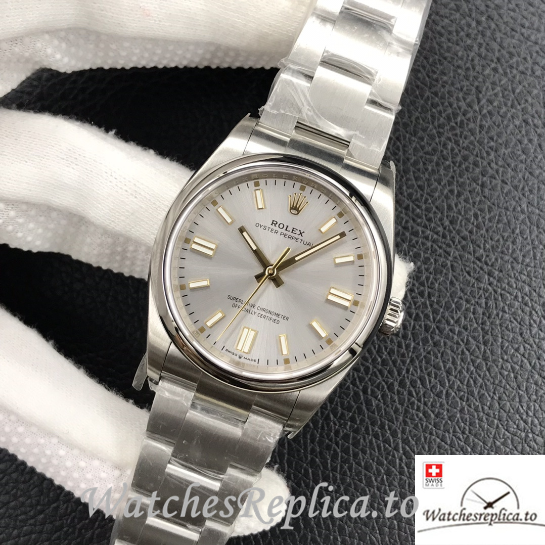 Swiss Rolex Oyster Perpetual Replica 126000 Stainless steel strap 36MM - WatchesReplica.is
