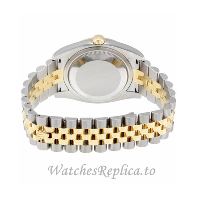 Replica Rolex Datejust 116203-14 36MM Stainless steel strap Mens Watch - WatchesReplica.is