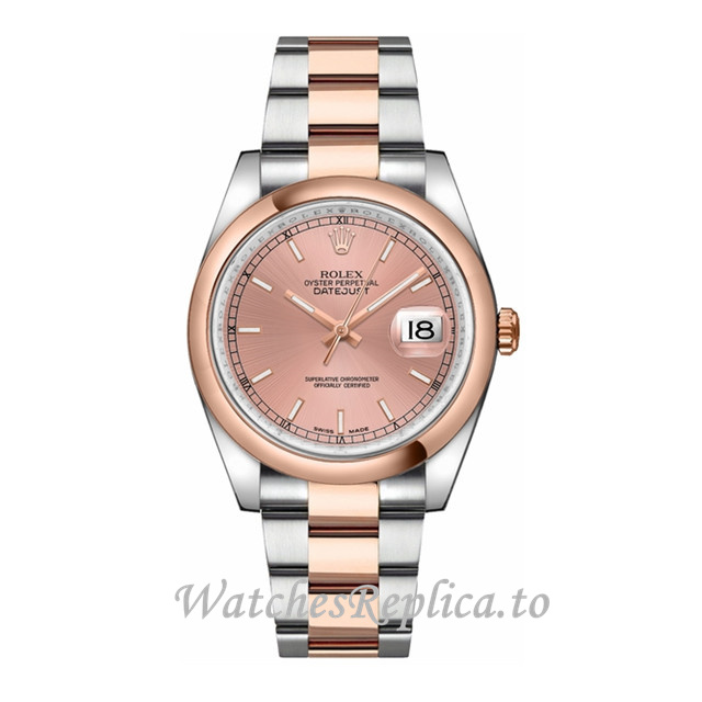 Replica Rolex Datejust 116201-11 36MM Stainless steel strap Mens Watch - WatchesReplica.is