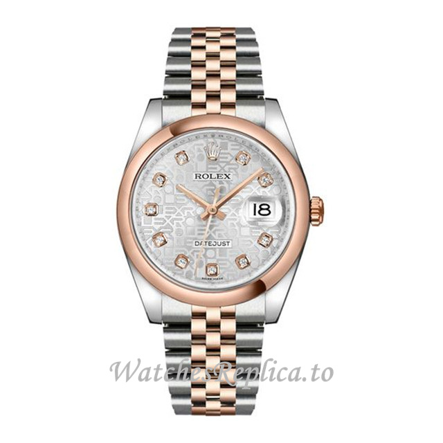 Replica Rolex Datejust 116201-25 36MM Stainless steel strap Mens Watch - WatchesReplica.is