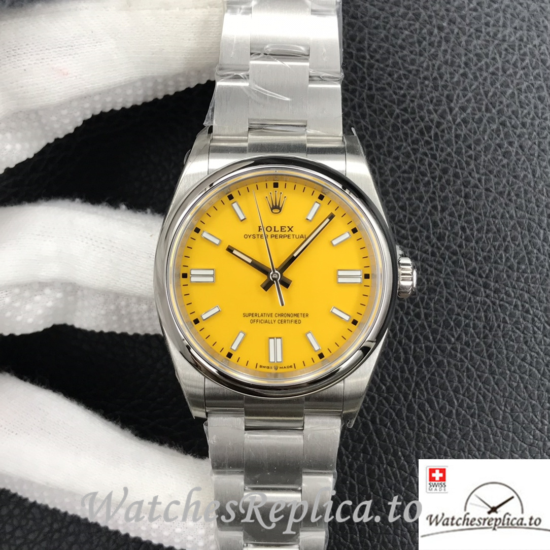 Swiss Rolex Oyster Perpetual Replica 126000 Stainless steel strap 36MM - WatchesReplica.is