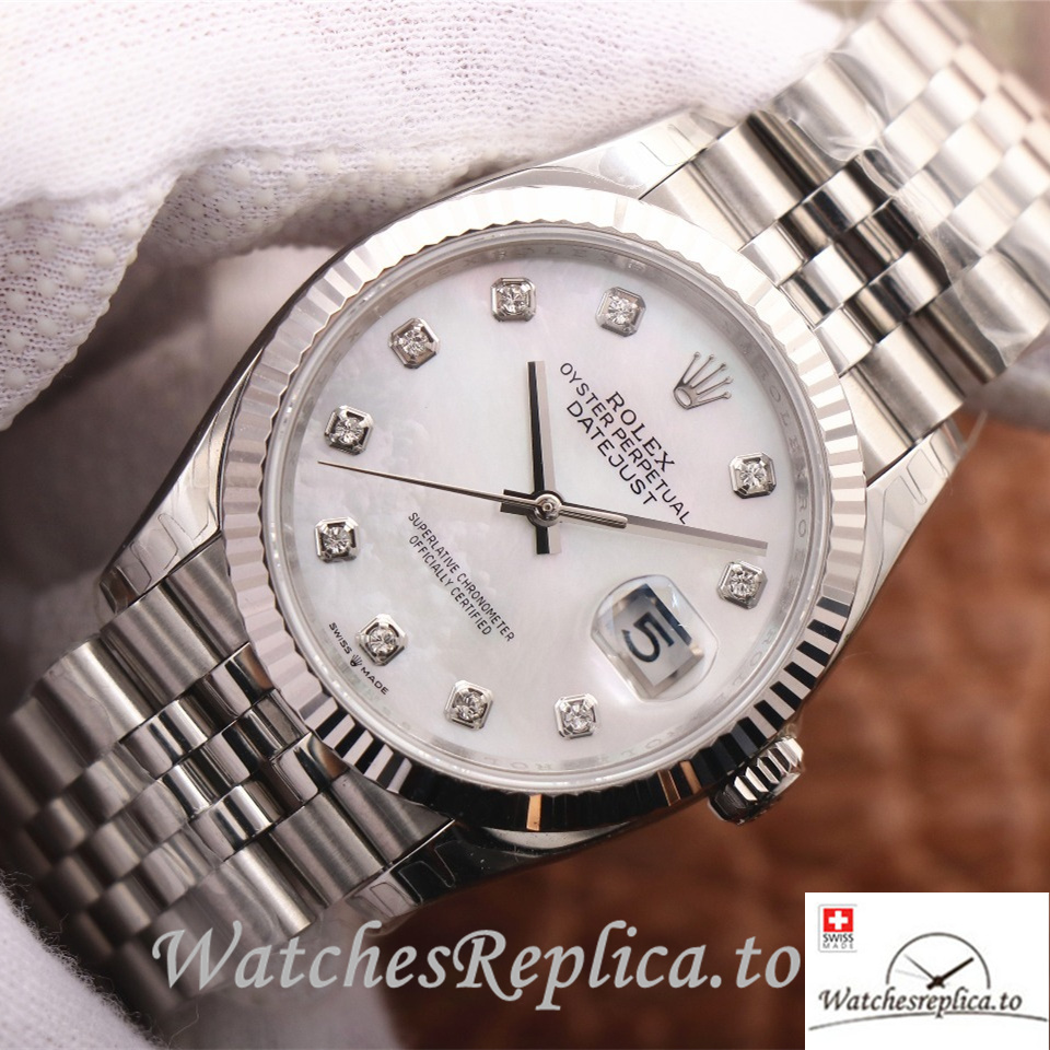 Swiss Rolex Datejust Replica 126233 Stainless steel strap 36MM - WatchesReplica.is