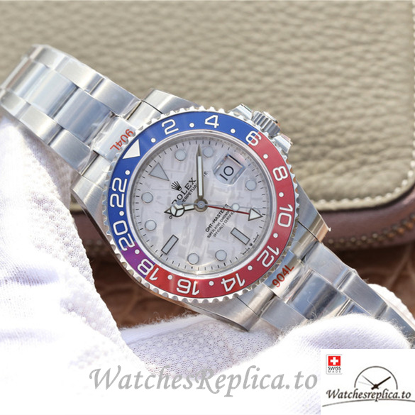 Swiss Rolex GMT-Master Replica 1126719blro-0002 Stainless steel strap 40MM - WatchesReplica.is