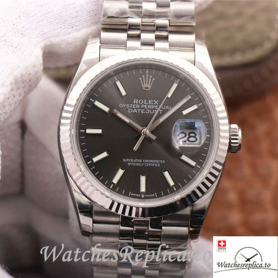 Swiss Rolex Datejust Replica 126233 Stainless steel strap 36MM - WatchesReplica.is