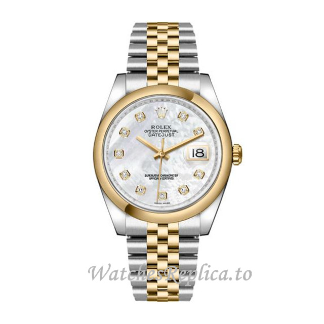 Replica Rolex Datejust 116203-21 36MM Stainless steel strap Mens Watch - WatchesReplica.is