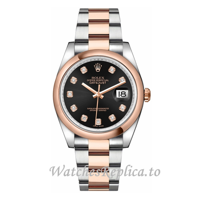 Replica Rolex Datejust 116201-5 36MM Stainless steel strap Mens Watch - WatchesReplica.is