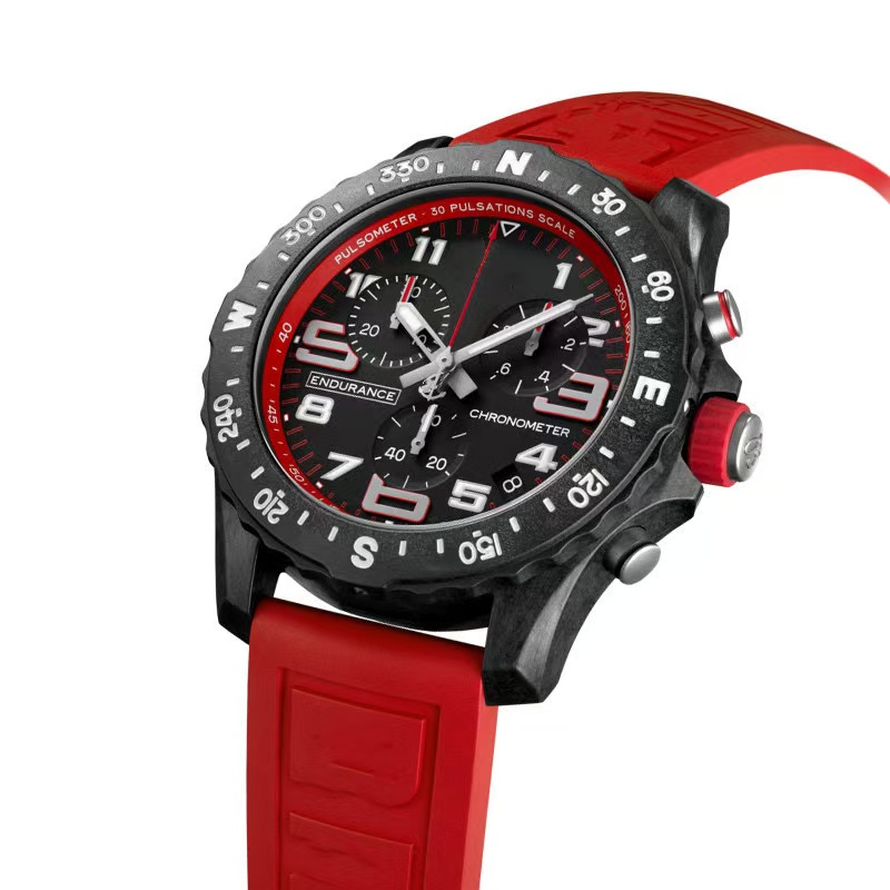 Endurance Pro X82310D89J7X Quartz Chronograph RED Unworn Box and Papers - WatchesReplica.is