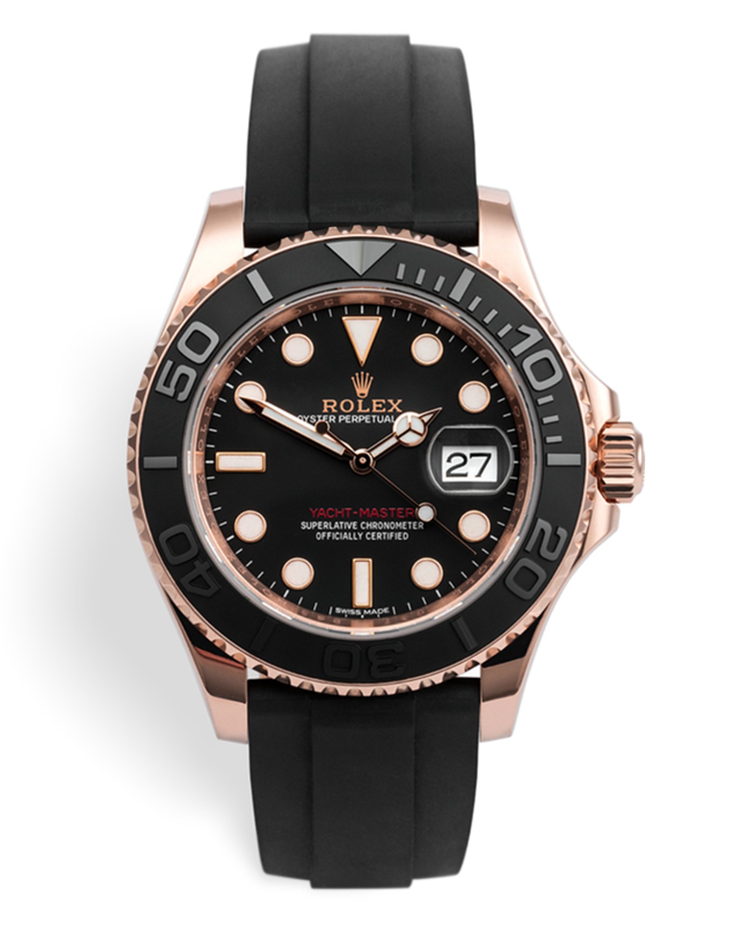 new yacht master rubber strap