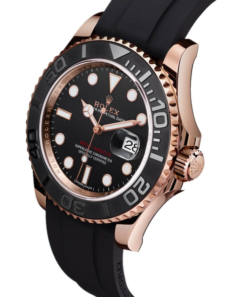 yacht master 40mm leather strap