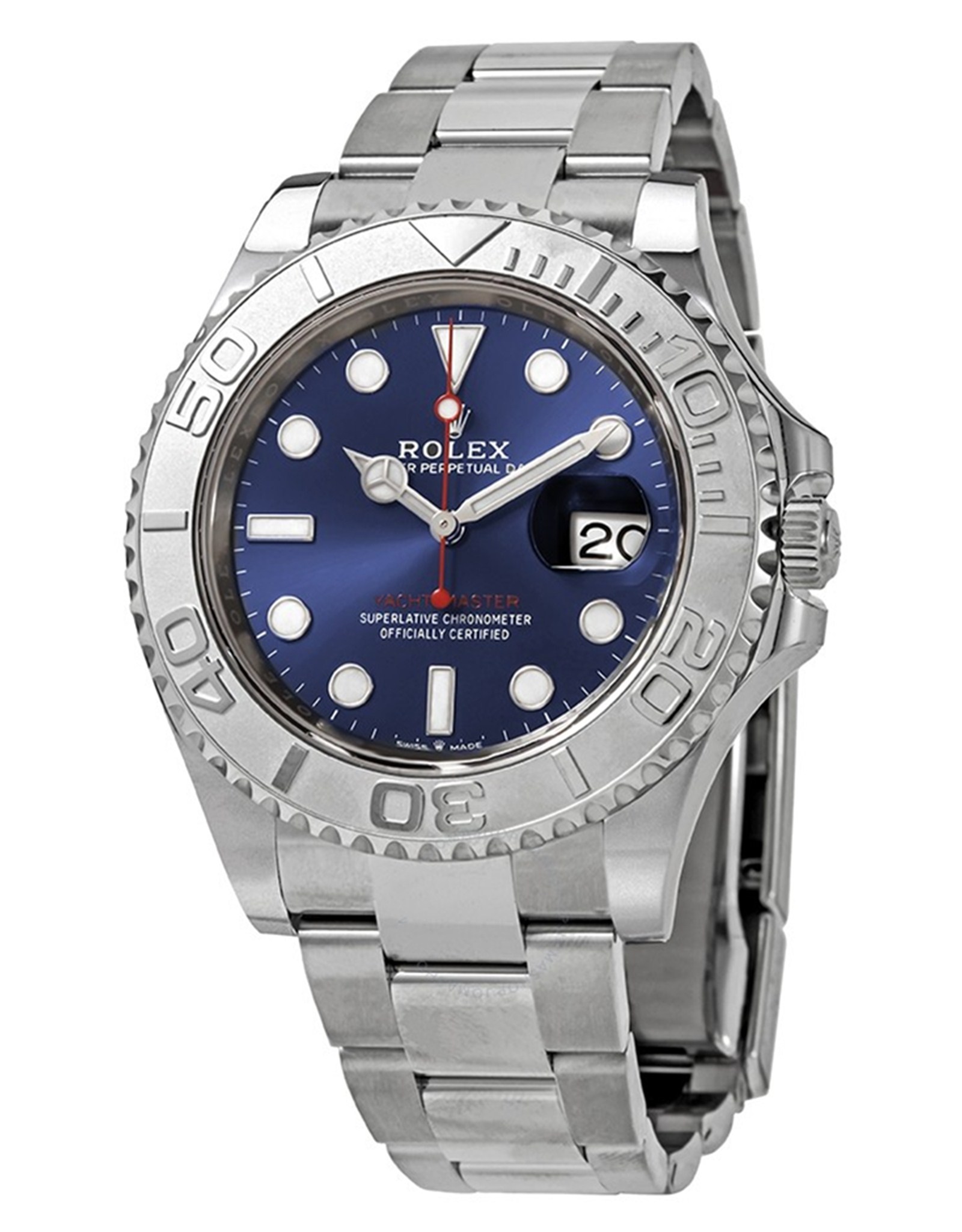fake rolex yacht master blue face