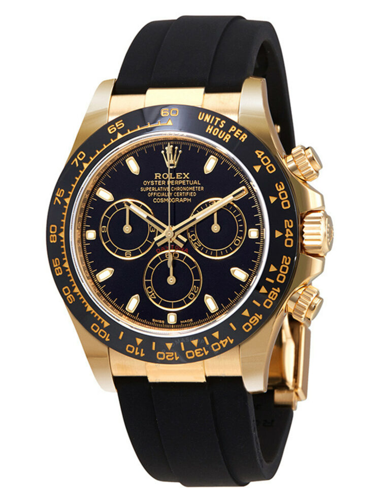 Replica Rolex Day Date Black Dial 18k Yellow Gold President Automatic ...