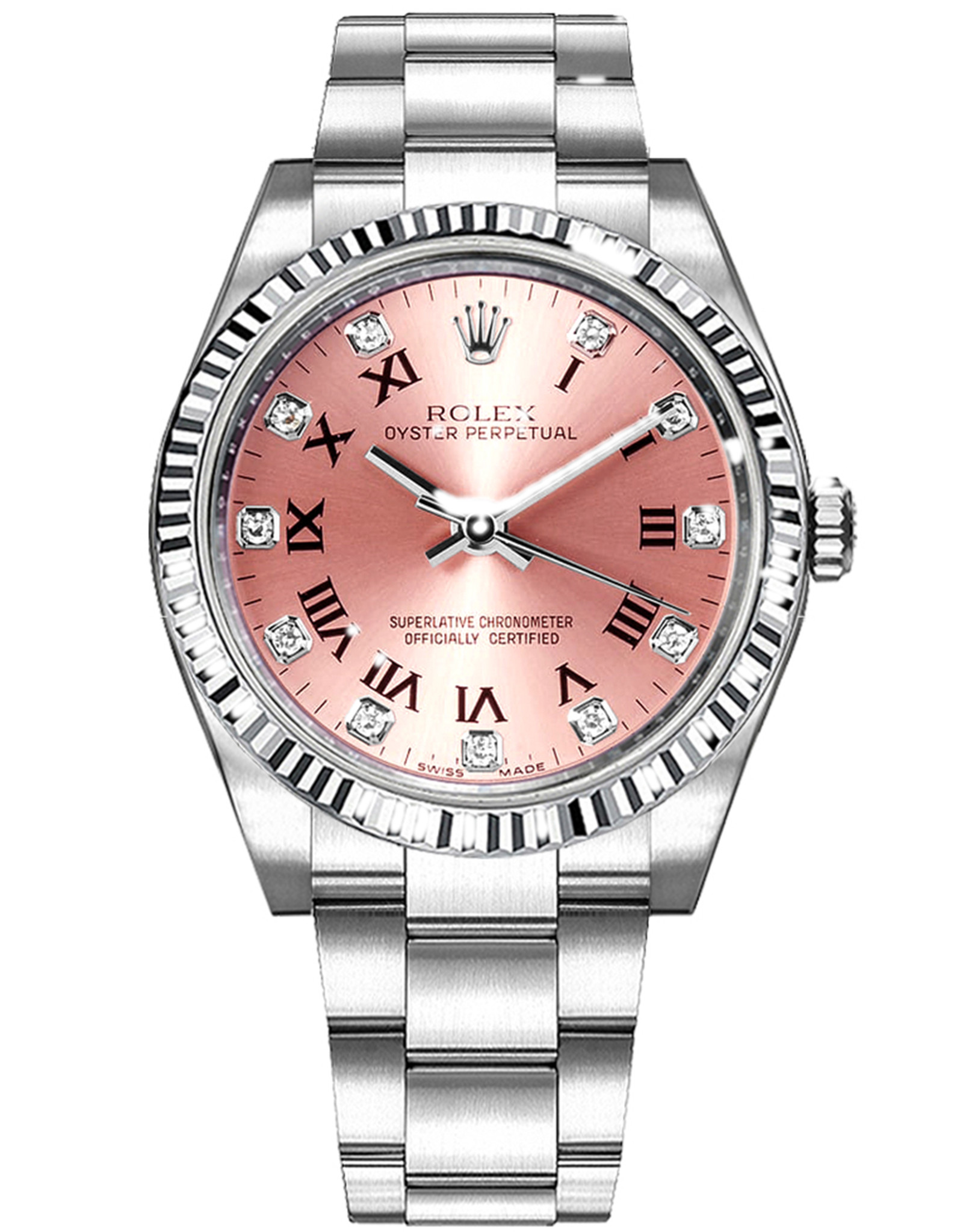 Replica Rolex Oyster Perpetual Diamond Watch 116034 36MM - 2024 Best ...