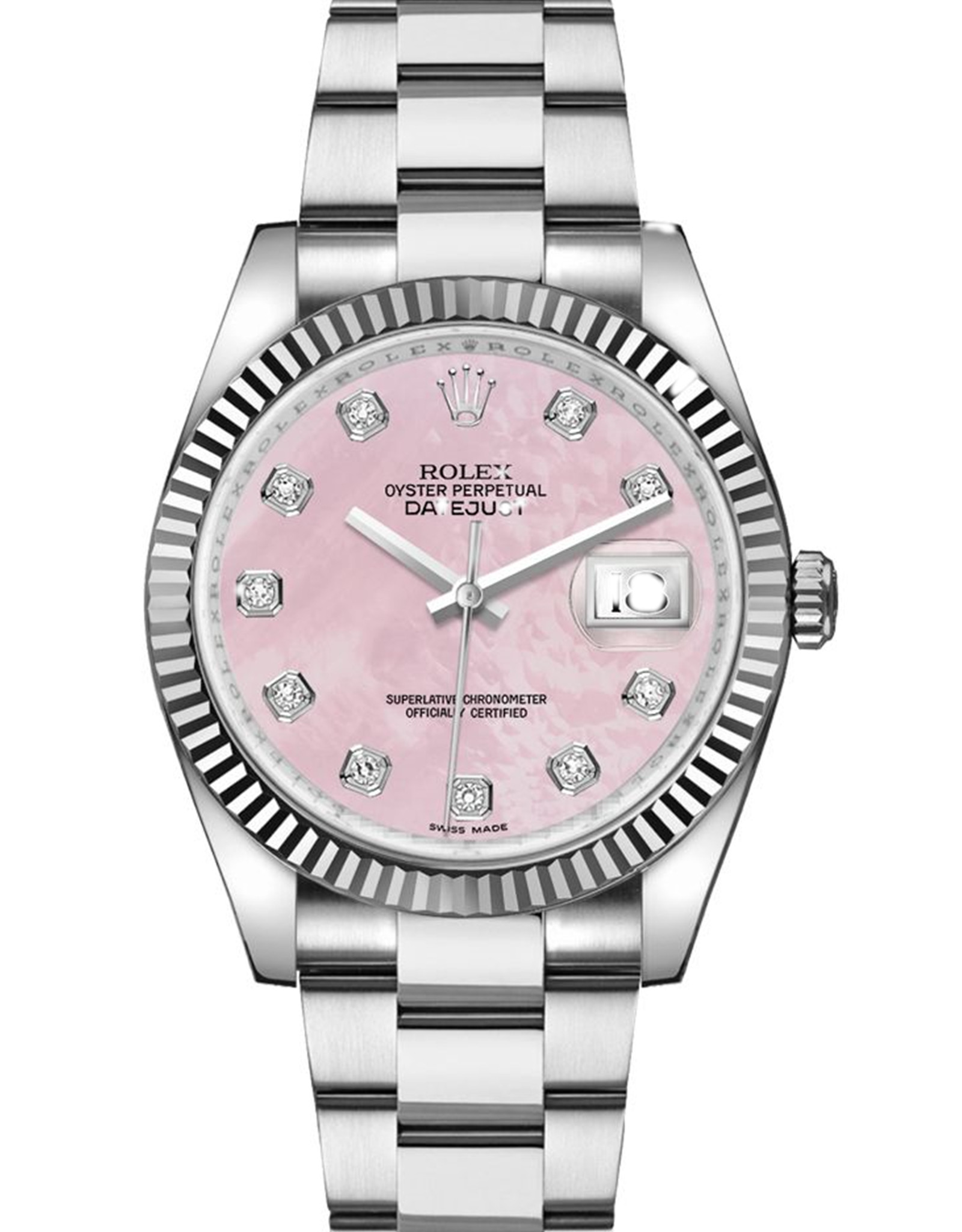 Replica Rolex Datejust Pink Diamond Women's Watch 116234 36MM