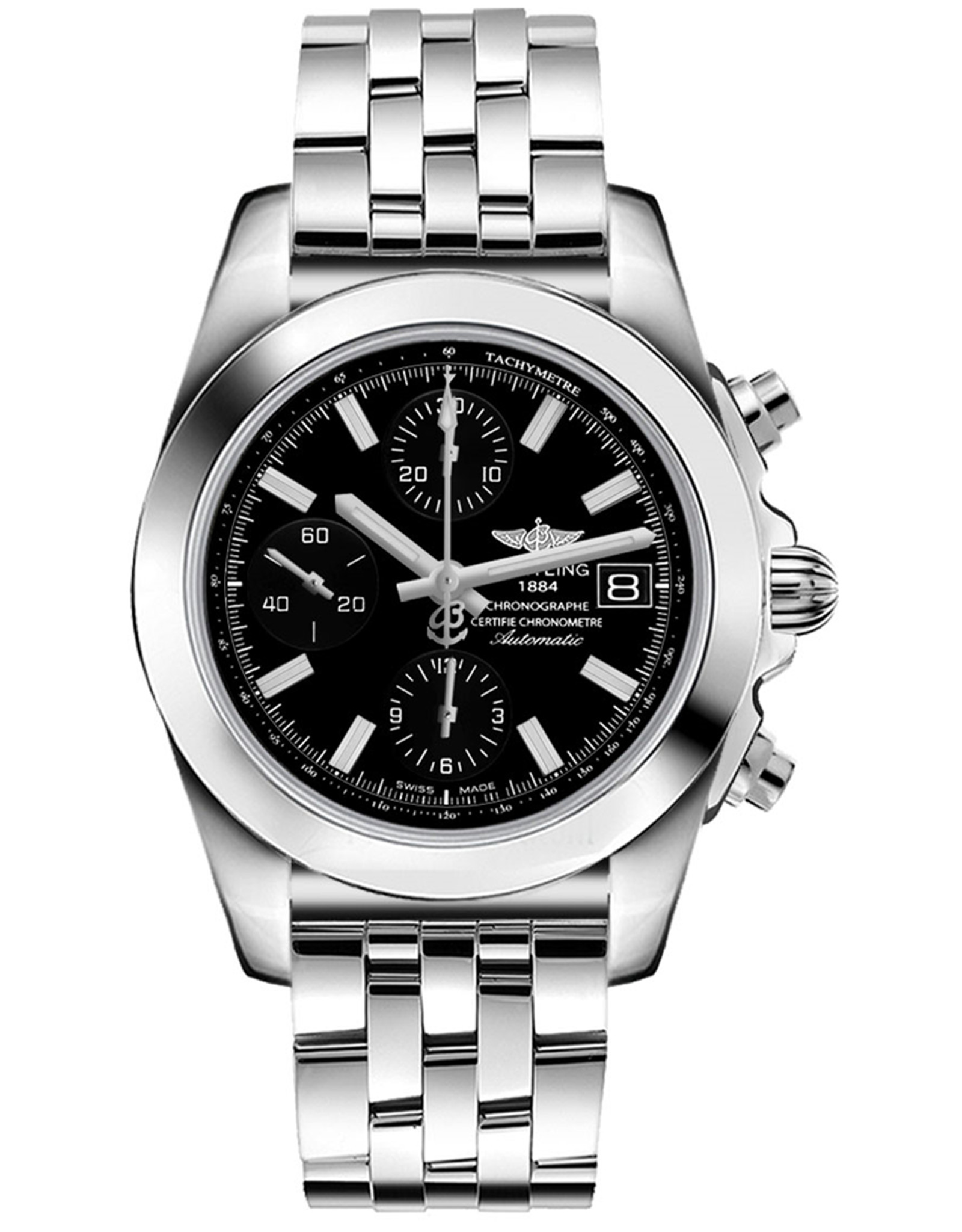 Replica Breitling Chronomat Black Dial Women's Watch W1331012/BD92-385A ...